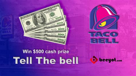 tellthebell.com survey today 2023|Tell The Bell, Taco Bell Survey • Win $500 (2024).